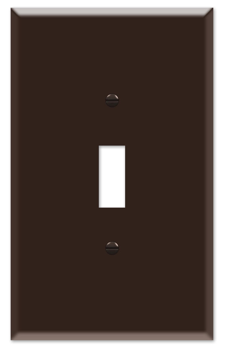ENERLITES Triple Toggle Light Switch Wall Plate, Gloss Finish