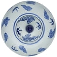 thumbnail image 4 of 11" Dragon Blue & White Porcelain Vase Jar, 4 of 7
