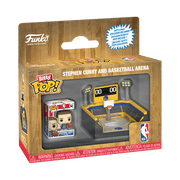 Funko Bitty POP Town: NBA Arena- Warriors with Steph Curry, Vinyl Collectible