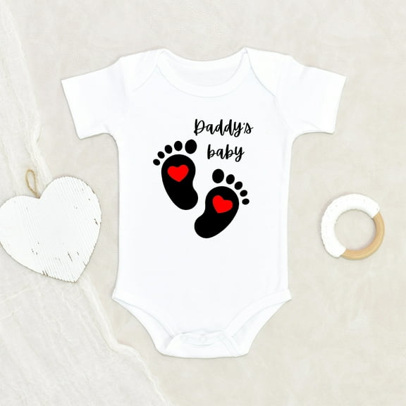 Funny Baby Sayings - Cute Daddy's Angel Baby Clothing - Newborn Baby Clothes - Adorable Baby Clothing