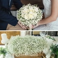 thumbnail image 3 of Baby's Breath Bouquet Wedding Decoration Handheld Bouquet Elegant Flower Arrangement Wedding Garlands Rose Flower Heads Wedding Fabric Draping And Flowers Potted Flowers for Outdoors with Leaves And, 3 of 3