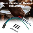thumbnail image 3 of Visland Brass Video Brake Bypass Cable for Car Sound System Video in Motions Activation Cord Car Sound Parking Brake Bypass Module Receiver for Car Audio Enthusiasts And Installer, 3 of 8