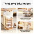 thumbnail image 6 of Vacuum Compression Bags, No Pump Needed, Roll to Compress for Space Saving Storage, Ideal for Clothes, Blankets, Travel, and Closet Organization, 6 of 8