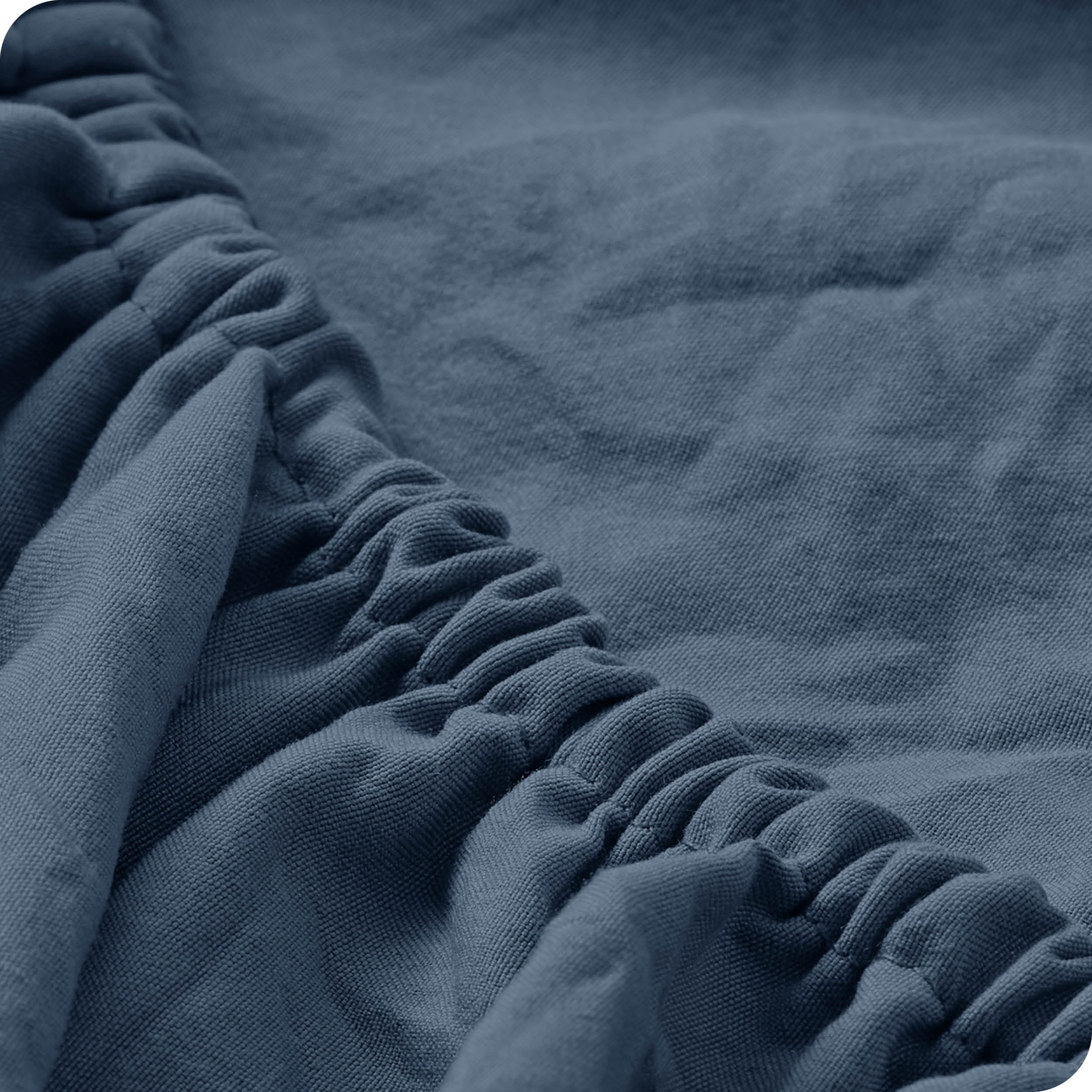 Bare Home Bering Sea Microfiber Sheet Set, Wrinkle Resistant, Deep Pocket, Twin