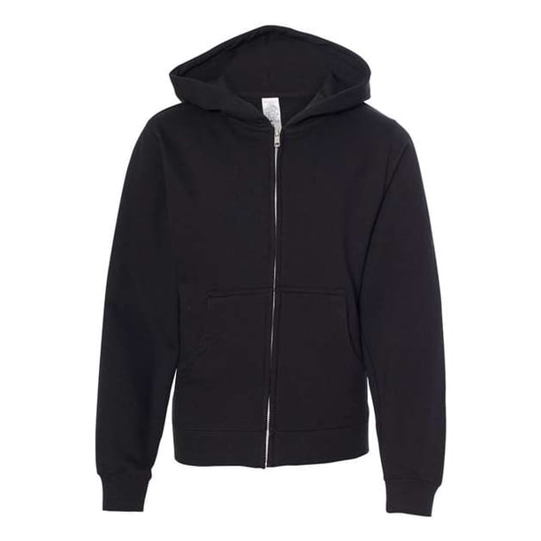 ITC-Sudadera con capucha de peso medio para jóvenes-SS4001YZ-Large-Black Compañía de Comercio Independiente SS4001YZ