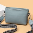 thumbnail image 5 of Bolsos de mano de lujo con correa ancha para el hombro, bolsos de diseñador para mujer, elegantes bolsos de hombro tipo bandolera de piel de vaca 100 % auténtica, 5 of 5