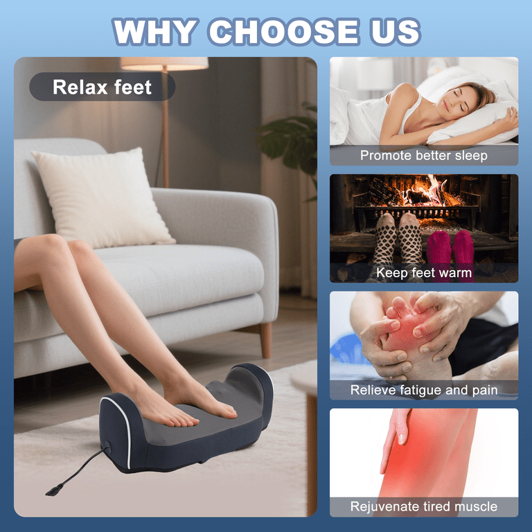 Kidsjoy Electric Shiatsu Foot Calf Massager with Heat photo 8