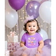 thumbnail image 2 of Girly Coquette Birthday Things Graphic Shirt for Toddlers, Girls & Teens Trendy Party T-Shirt Purple Shirt 5-6, 2 of 5