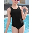 thumbnail image 5 of Charmo Color Blocked Swimsuit for Girls Athletic One Piece Practice Swimwear Racerback Bathing Suit, Size 8-16, 5 of 7
