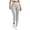 Silver, variant on Dzrciro Yoga Pants Women, Plus Size Elastic High Waist Color Block Cross Yoga Leggings, Breathale Soft Daily Walking Bottoms S-3XL