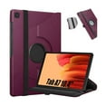 thumbnail image 1 of [PST] Samsung Galaxy Tab A7 10.4 Pouces (2020) T500 T505 Étui pour Tablette, Étui Intelligent à Rotation 360 Degrés en Cuir PU avec Support, 1 of 4