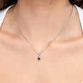 thumbnail image 3 of ANGARA Natural Ruby Infinity Heart Pendant with Diamonds in 925 Sterling Silver for Women (Size-6mm) | July Birthstone, Birthday, Anniversary, Jewelry Gift for Women | Natural Ruby Necklace, 3 of 8