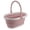 Pink, variant on Suodoka Collapsible Mop Bucket Sturdy PP Large Capacity Portable Handle Multifunction Car Wash Bucket for Home Bathroom Patio, Khaki, 17.3 inches / 44 cm Length