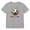 Grey, variant on Athletic Performance T-Shirt: Breathable Wicking Sportswear for Training Loose Fit,4-Season Comfort,Easy Care