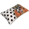 thumbnail image 5 of Fall Pumpkin Polka Dot Pillow Covers 12 x 20 Inch Set of 2 Autumn Harvest Farmhouse Throw Pillow Cover Thanksgiving Decoration Lumbar Pillowcase Fall Decor Cushion Case for Sofa Couch Outdoor, 5 of 6