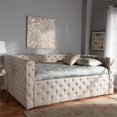 thumbnail image 2 of Bowery Hill Tufted Full Daybed in Light Beige, 2 of 8