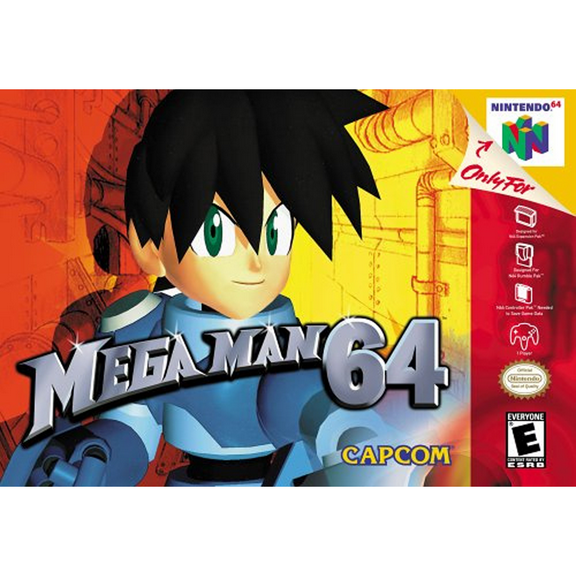 Mega Man 64 Games Cartridge Card for N64 (US Version)