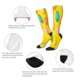 thumbnail image 3 of Fotbe Easter eggs (2) Calcetas Divertidas Estampadas para Hombre y Mujer, Calcetas de Algodón hasta la Rodilla para Caminar, Correr, Enfermería y Embarazo, 3 of 6