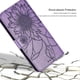 thumbnail image 3 of Funda tipo cartera con girasoles grabados para Samsung A40, elegante, multifuncional y con protección total., 3 of 5