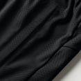 thumbnail image 5 of Besolor Mens Shorts Summer Lightweight Breathable Thin Workout Running Elastic Waist Drawstring Shorts with Pockets(X-Large,Black), 5 of 7