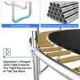 thumbnail image 4 of Jump Into Fun Trampoline, Trampoline de 8 Pi 800 Lb pour Adultes et Enfants, Trampoline avec Enceinte, Panier de Basketball et Ballon, Trampoline Extérieur Robuste en Forme de Citrouille, 4 of 7