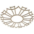 thumbnail image 2 of 28"OD x 9 7/8"ID x 3/8"T Augustus Wood Fretwork Pierced Ceiling Medallion, Red Oak, 2 of 3