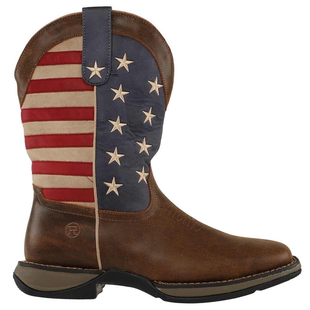 Roper Roper Mens American Wilder Patriotic Square Toe Western Cowboy