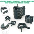 thumbnail image 4 of 80 Pieces Of Plant Clips Stable Clips Plant Clips For Plants Securing Supports Planting Rose Arches Climbing Aids (40 Large + 40 Small), 4 of 6
