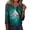 Blue-A-100709aa, variant on Trgacdwlo Womens Halloween Printed Shirts Vintage Ghost Pattern Henley Women's 3/4 Sleeve Tops Funny Pumpkin Graphic Fall Women's Tunics