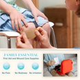thumbnail image 6 of QARUN 40 Pcs Extra Large Flexible Adhesive Bandages 6"X3" Fabric Bandages with Non Stick Pad Latex Free Painless Removal for Wound Care And First Aid, 6 of 7
