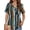 A-RetroStripe, variant on Deep V Neck Womens Tops Curved Hem Shirts for Women Fashion Trendy Blouses Casual Loose Fit Tees Tops
