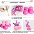 thumbnail image 5 of Globos Gigantes Sincero 32 Pulgadas Decoración Cumpleaños Número 4 Rosa, 5 of 5
