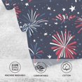 thumbnail image 5 of Yayeee 100% Cotton Hand Towels for Bathroom 16" x 28" Soft Absorbent Kitchen Towel, Red and Blue Fireworks Pattern, 5 of 7