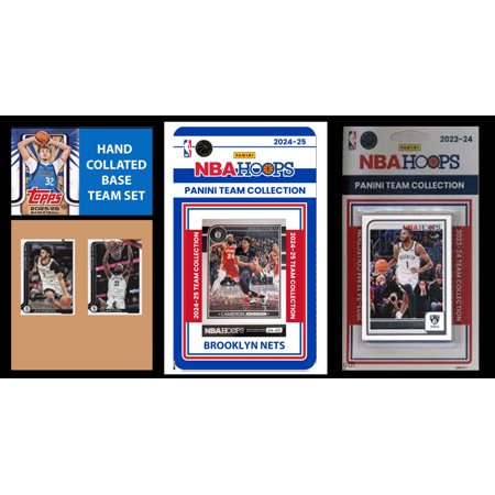 2025-26 2026 Topps Brooklyn Nets Team Set + 2024 2023 Panini Cam Johnson