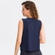 thumbnail image 5 of Blusa deportiva para mujer: diseño holgado, transpirable y sin mangas, ideal para yoga y running, talla 2XL en azul marino., 5 of 6