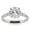 White, variant on 2.26ct Moissanite Ring with Pear Sides for Women