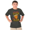 thumbnail image 5 of Will Trade Sister for Pizza Joke Crewneck T Shirts Boy Girl Teen Brisco Brands XS, 5 of 6