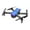 Blue, variant on Mini Dual-Camera 4K Folding Drone - WiFi Remote Control Aerial Photography Quadcopter, HD Image Transmission and Foldable Design for Portable Flying