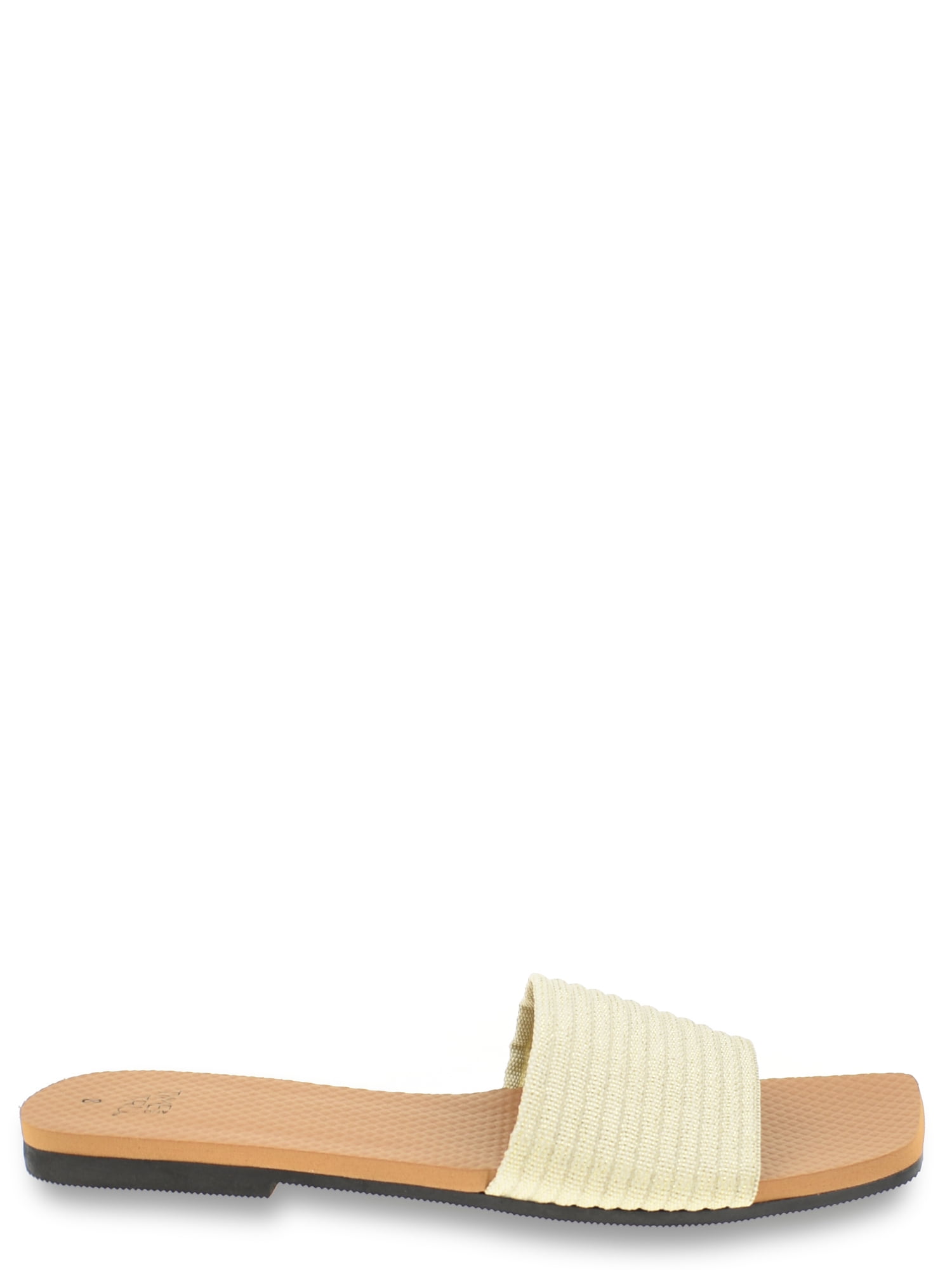 Time and Tru Women's Woven Slide Sandal