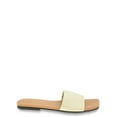 thumbnail image 2 of Time and Tru Women's Woven Slide Sandal, 2 of 5