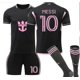 thumbnail image 2 of Tainifi kids' Football Clothes Boys Girls New Miami Messi ¿ 10 Jersey kids' Football Junior Sports Clothes Football Training Uniform - Black | XL, 2 of 7