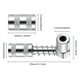 thumbnail image 2 of Scienceny Adaptador de boquilla de grasa duradero y eficiente de Metal para una fácil operación adaptador de conector de grasa de 90 grados Vehículos, repuestos y accesorios Mis, 2 of 6