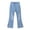 Blue, variant on KkSLirnhs Size 3Y-15Y Toddler Kids Baby Girls Fashion Cute Sweet Boe Flared Pants Trousers Jeans Pants Blue 12-13Years