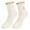 White, variant on Deago 5 Pairs Women's Ruffle Socks Casual Cute Ankle Socks Breathable Knit Cotton Soft Frilly Crew Socks for Women (Multicolor)