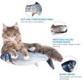 thumbnail image 2 of Jouet en Peluche pour Chat, Jouets à l'Herbe à Chat Simulation Poupée Électrique Poisson, Jouet Interactif Réaliste pour Chats Chaton, 2 of 5