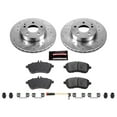 thumbnail image 3 of Power Stop Front Ceramic Brake Pad and Drilled and Slotted Rotor Kit K5790, 3 of 10