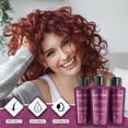 thumbnail image 5 of Agi Max Brazilian Natural Keratin Hair Treatment Kit for Straightening Curls and Frizz, Reducing Dry Damage, Nourish and Hydrate Root to Tip, Support Color Treated Styles - 1 liter - 3 Steps, 5 of 7