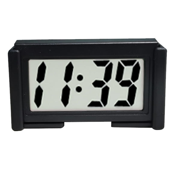 Mini Digital Car Clock - LCD Display, 12-Hour System, for Dashboard/Car Use