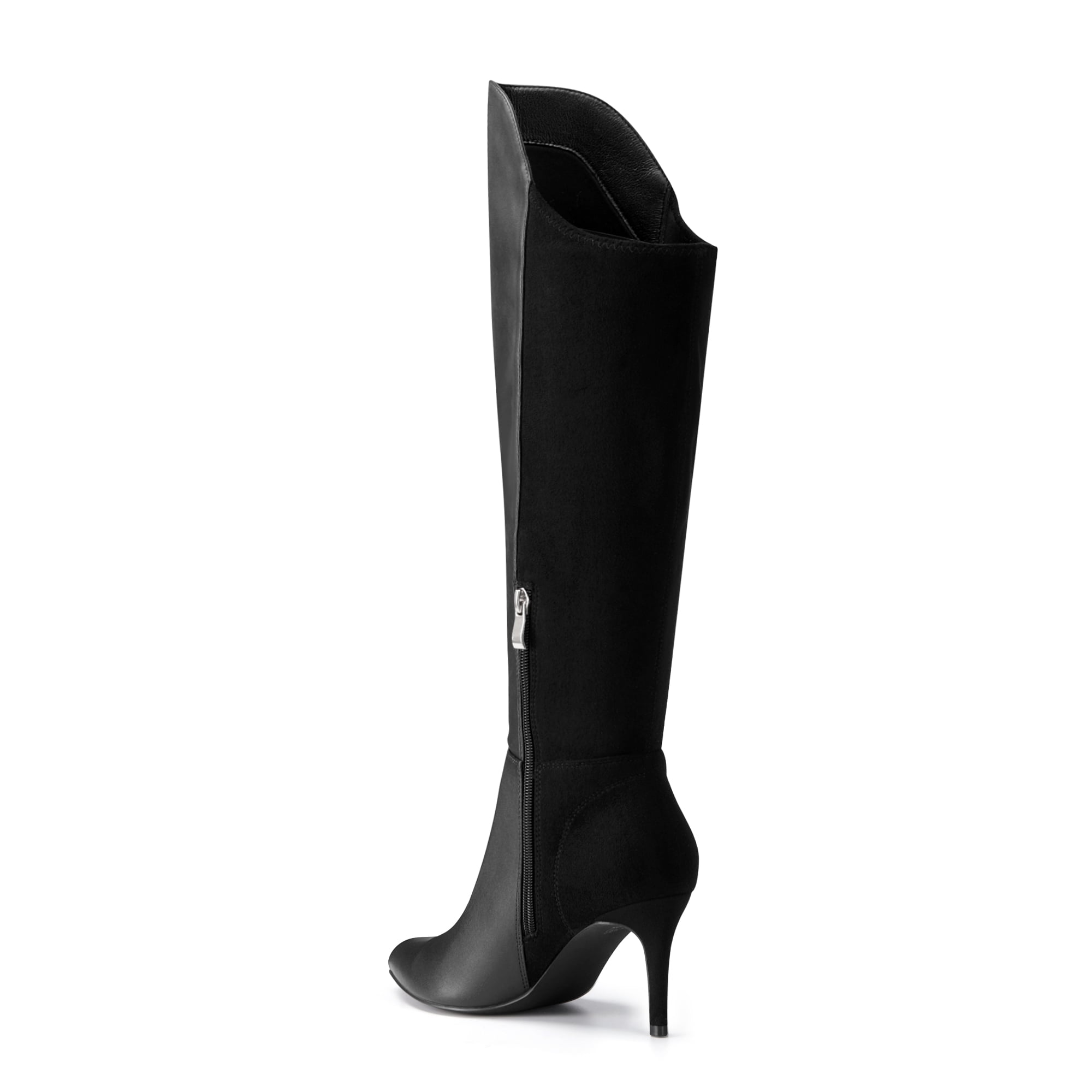 Dream Pairs Women S Knee High Boots Sexy Pointed Toe Zipper High Heel Boots For Women