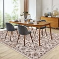 thumbnail image 6 of Geetinfly 8*10FT Area Rugs 1150Gsm 350Gsm Velvet Heavy Pearl Velvet Washed Back Folding Printed Carpet Xxs-Persia-Shangyi Camel tone, 6 of 7